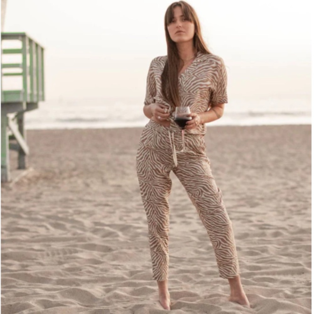 DANDY DEL MAR THE LUCIA PANT IN CORTADO SAWLA PRINT